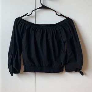 Hollister Off-the-Shoulder black top